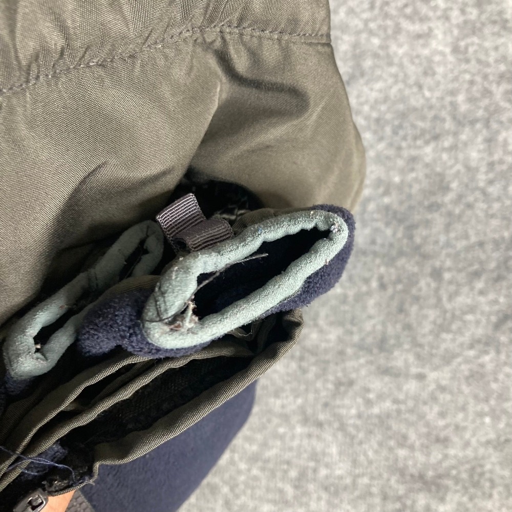 The North Face Fleece Jacket Kids Size 10 Gray Blue Full Zip Outdoor Warm - Picture 8 of 9